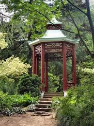 Chinoiserie Pagode Jardin Jardin Chinois Fontaine Exterieur