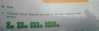 Check spelling or type a new query. Tentukan Banyak Lingkaran Pada Pola Ke 100 Pada Konfigurasi Objek Berikut Dengan Caranya Brainly Co Id