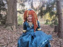 Brave Merida Hat So Cute For Dress Up Better Then A Wig That Gets All Tangled Wig Hat Crochet Kids Hats Curly Wigs