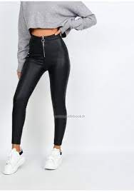 ◈ mode élégante et chic est notre rêve partagé ! Soldes Pantalon Simili Cuir Femme Ronde En Stock