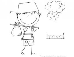 Johnny Appleseed Coloring Pages With Handwriting Practice Coloring For Kids Johnny Appleseed Coloring Pages