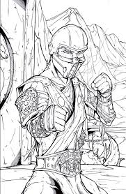 Coloring pages are a fun way for kids of all ages to develop creativity, focus, motor skills and color recognition. Mortal Kombat Sub Zero 6 Coloring Page Free Printable Coloring Pages For Kids