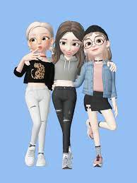 Pin Oleh Tasneemansari Di Zepeto Gadis Animasi Foto Sahabat Animasi