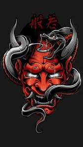 1206x2622px, 2K free download | Hannya snake, devil, japanese, HD phone  wallpaper | Peakpx