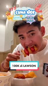 Membalas @Caimm store 100RB di Lawson dapat banyak bgt ya #edwinbali  #lawson #kulinertiktok