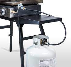 Just for grins, i would buy a small propane bottle and give it a try. Blackstone 3 Foot Propane Adapter Hose With Regulator Walmart Com Walmart Com