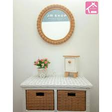Check spelling or type a new query. Kaca Cermin Bulat Besar Cermin Rotan Asli Kualitas Ekspor Shopee Indonesia