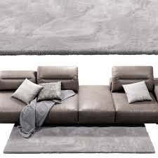 3D model Rug Benuta Dave Runner (3 Colors)