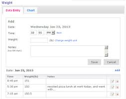 Weight Tracker And Charts Binfy Com