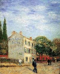 Vincent Van Gogh The Rispal Restaurant In Asnieres 1887 Vincent Van Gogh Paintings Vincent Van Gogh Art Van Gogh Art