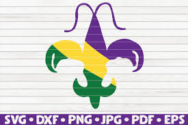 Seamless patterns with royal fleur de lis symbols, swirling flowers, plant leaves, diamond shapes and crossing lines. Crawfish Fleur De Lis Mardi Gras Design Svg Cut File 444834 Cut Files Design Bundles