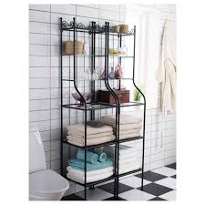 Tromso round/square/hexagon metal wire floating wall shelf multi section shelf. Ronnskar Black Shelving Unit 42x176 Cm Ikea