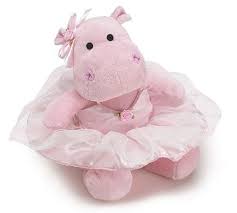 Ballerina Hippo Tutu Skirt Stuffed Animal Toy Pink Plush Dance Gift 11 H Ballet Ballerina Plush Ballerina Hippo Bunny Plush