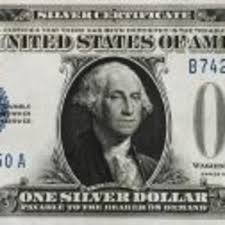 We only buy low/fancy serial number or misprint 1957 $1 silver certificates. Silver Certificates Carried Blue Seal Numismatic News