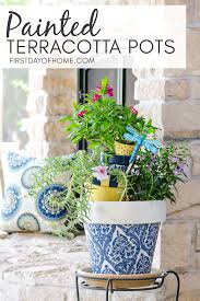 Clean tools and equipment with water. How To Paint Terracotta Pots Like The Pros Easy Tutorial