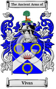 Vivas Name Meaning, Family History, Family Crest & Coats of Arms