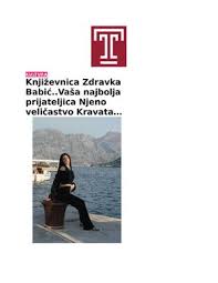 Calaméo - Tropolje Info 14.05 : Književnica Zdravka Babić..Vaša najbolja prijateljica Njeno veličastvo Kravata..