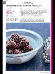 Truffes Noires Au Chocolat Blanc Coco Chocolat Noel Chocolat Blanc Chocolat