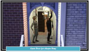 Please keep in mind it is a temporary solution/test. My Sims 4 Blog Open Door For Chosen Sims By Littlemssam