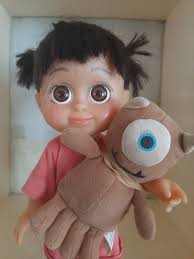 2001 Monsters Babblin Boo Doll 2001 Disney Monsters Babbling BOO Doll With  Lil Mikey Never Removed