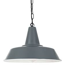 Pendant, wall & ceiling lights Black Industrial Style Pendant Lamp 40 Cm With Chain Casa Lumi