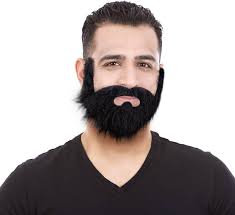Realistic Beard 4-Piece Fake Beard Set