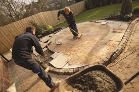For minor surface irregularities simply use a levelling compound. How To Lay A Patio Laying Guides Bradstone