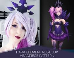 Dark Elementalist Lux Headpiece Pattern