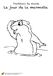 Page 6 Sur 23 Sur Hugolescargot Com Le Jour De La Marmotte Marmotte Coloriage