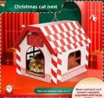 OEM Christmas-Themed Pet House for Cats| SunPetJoy Wholesale ...
