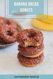 Banana Bread Donuts Aus Dem Backofen Munchner Kuche Rezept Lebensmittel Essen Rezepte Pampered Chef