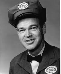 Murray Westgate, the Esso man, around 1960.