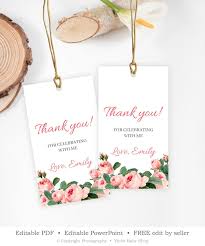 Blue umbrella with hearts casting shadows. Blush Floral Thank You Tag Printable Editable Baby Shower Favor Tag Pink Roses Thank You Label Baby Shower Favor Tags Baby Shower Labels Printable Favor Tags