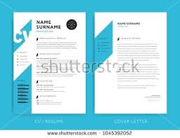 Minimal and clean resume or cv template. Creative Cv Resume Template Blue Background Color Minimalist Vector Cv Creative Cv Cv Resume Template Resume Template