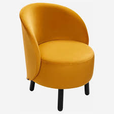 Choisissez parmi tous nos produits assise. Bold Fauteuil Crapaud En Velours Jaune Moutarde Habitat