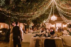 Starlight And Twinkle Lights For An Outdoor Reception That Is Simply Magical Venue Hotel Albuquerque Outdoor Reception Rose Photography Wedding Decorations