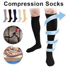 Gershion 1 2 4 6 Pair Compression Socks Men Women 15 20 Mmhg Compression Stockings For Sports Walmart Com Walmart Com