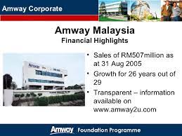 Malaysia is all known to us today as one of the most prime developing countries among all asian countries around the world. Amway Malaysia