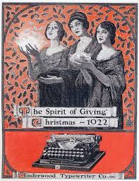 And a typewriter, to write heartfelt letters to friends and family. |  Vintage ads, Vintage advertising signs, Vintage artwork