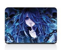 BIRD'S MIND Cartoon Anime Girl Vinyl Printed Laptop Skin Full Wrapped Skin  Sticker Suitable All Laptops (Free Bottom Sticker) ( (10 Inch) : Amazon.in:  Computers & Accessories