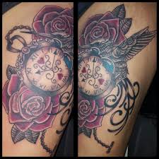 Bird Clock And Rose Tattoo Mechanical Humming Bird Clock And Roses Tattoo Sabrinacruz005 Skinelixirtattoo At Skin Elixir Tattoo In Jacksonv Mechanic Tattoo Hummingbird Tattoo Tattoos