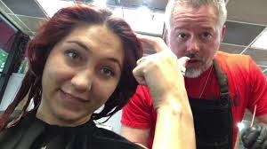 Matrix hair bleach hair color. Ruby Red Hair Color Transformation And Correction Using Matrix Soboost Youtube