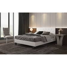 Box springs cost extra money. Worldwide Homefurnishings Inc Glitz Queen Crystal Tufted Patform Bed No Boxspring Requi The Home Depot Canada