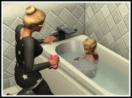 This is our new notification center. Littlemssam S Sims 4 Mods No Puddles Under Bathtubs From Splashing Toddlers