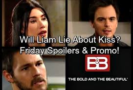The bold and the beautiful spoilers: The Bold And The Beautiful Spoilers Friday November 10 Sally Tries To Get Liam To Lie To Steffy About The Kiss Bold And The Beautiful Be Bold Beautiful