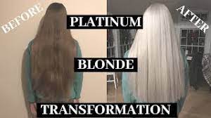 13*4 lace frontal closure silk base closure lace closure 360bang. Dying Virgin Hair Platinum Blonde Hair Transformation Youtube