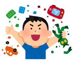 おもちゃを壊す子供のイラスト（男の子）&nbsp;|&nbsp;かわいいフリー素材集&nbsp;...