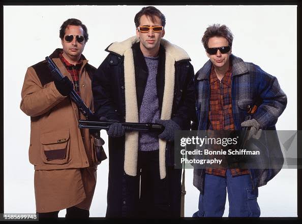 The cast of Trapped in Paradise pose in costume on set in Toronto in...  News Photo - Getty Images
