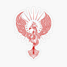The head on this one is awesome great place. Tribal Phoenix Bird Tattoo Rising In Red Kids T Shirt By Flubber5 Redbubble