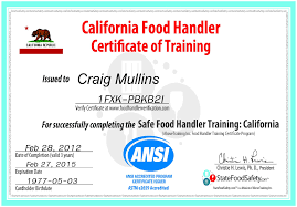 The food worker manual is available online in , , (russian) and. Top California Food Handlers Card Test Takeaways